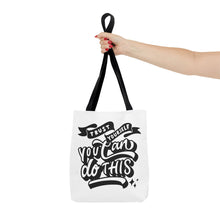 Load image into Gallery viewer, Tote Bag with Positive Quote Trust Yourself, You Can Do It
