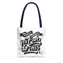 Load image into Gallery viewer, Tote Bag with Positive Quote Trust Yourself, You Can Do It
