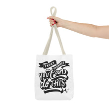 Load image into Gallery viewer, Tote Bag with Positive Quote Trust Yourself, You Can Do It
